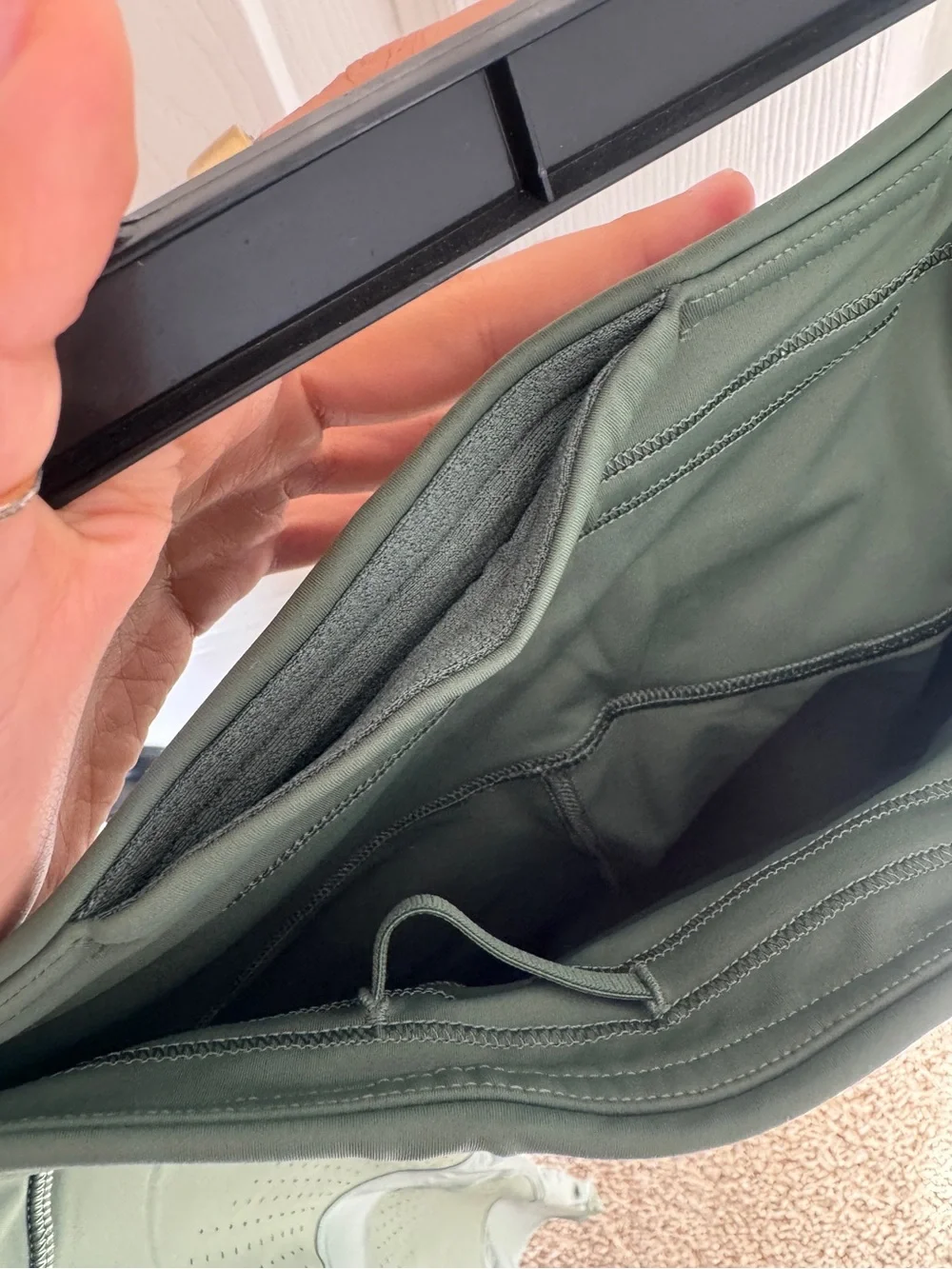 Lululemon High-Rise Green Performance Leggings